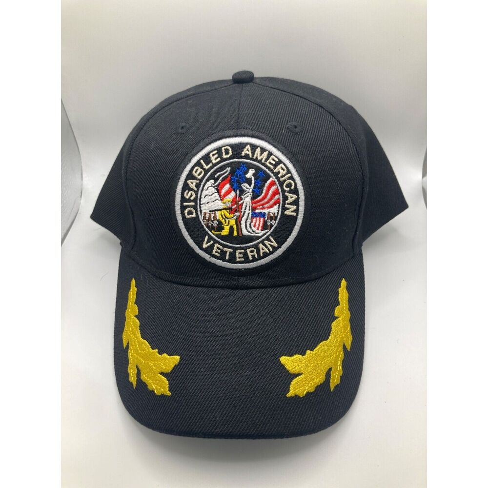 Disable Veteran Embroidered Adjustable Ball Cap
